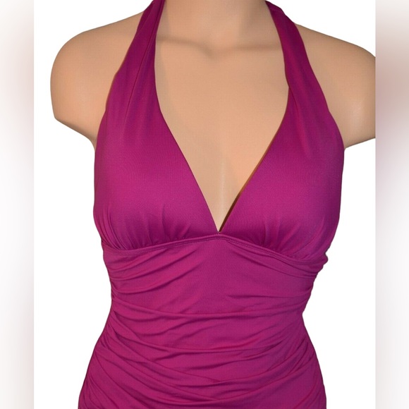 Ralph Lauren Plumeria Halter Tankini Top - Women Size 6